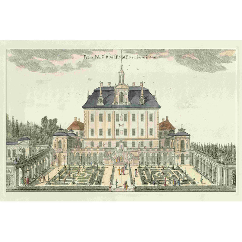 Jardin du palais, H 8 po x l 12 po