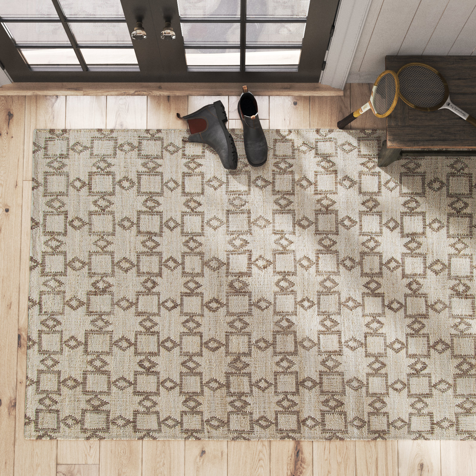 Dunn Jute / Sisal Rug, Rectangle 5' x 8'