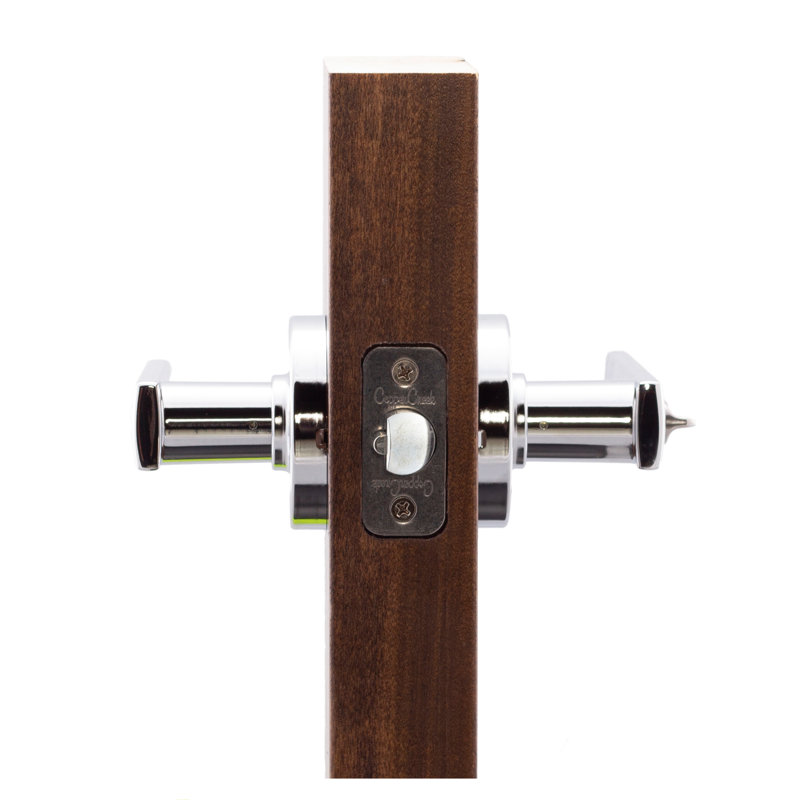 Levier de porte à clé résidentielle Craftsman, Acier inoxydable poli