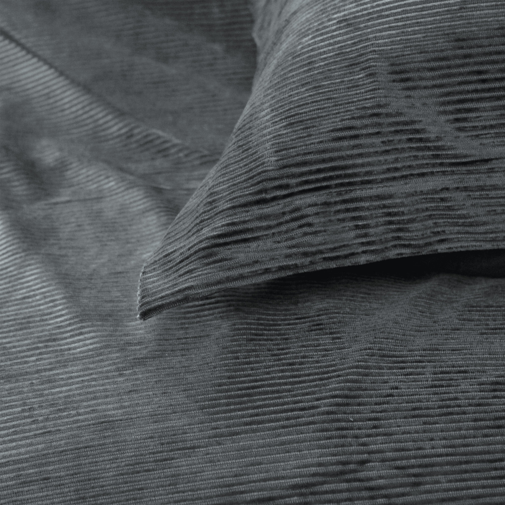 Bluford Duvet Cover Set, Gray, King Duvet Cover + 2 King Shams