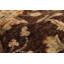 Tapis zone en laine chobi doré/brun 4 pi x 6 po main one-of-kind-noué la 2010 Allahna