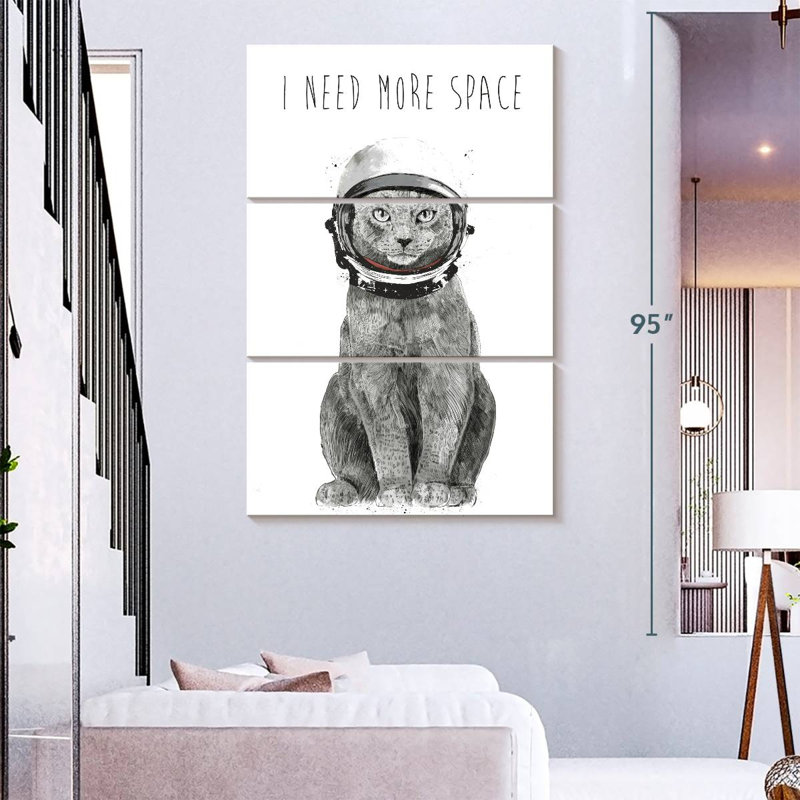 Ketti I Need More Space, 74" H x 48" W