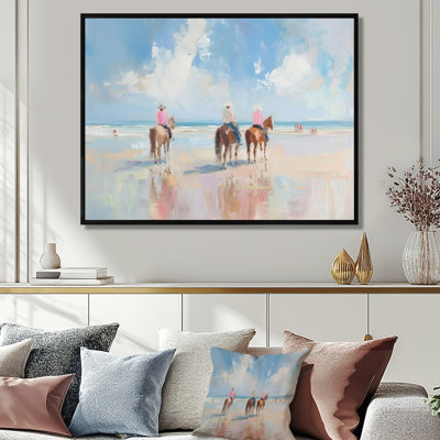 Surfside Beach, Texas Cowboys Horseback Riding - Cowgirls Wall Decor