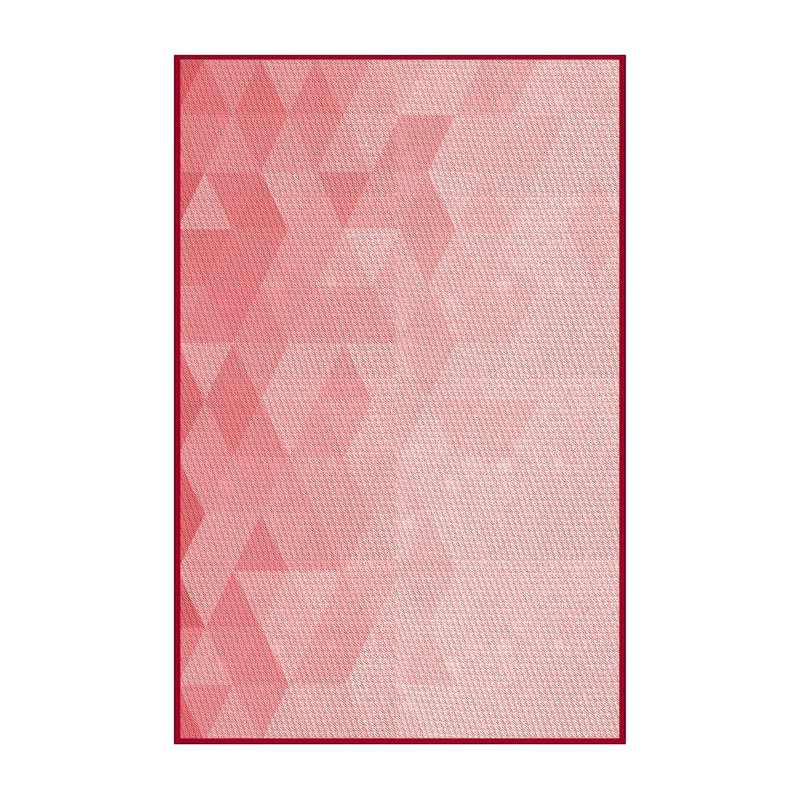 Tapis 100% à motifs lavables à la machine 2989 Pat3805 RD, Rectangle 2 pi x 3 pi