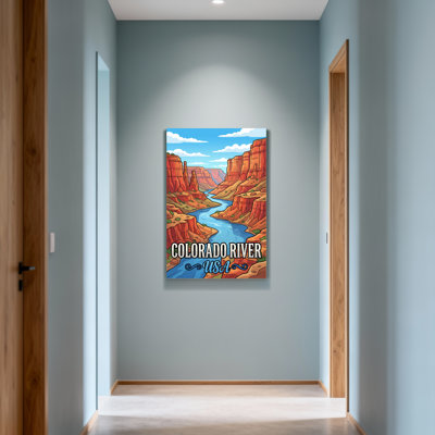«Scenic & Cityscapes Colorado River Usa Canyon», reproduction d'art