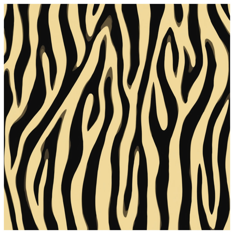 Coussins décoratifs à motif zébré, 14 X 14 pouces
