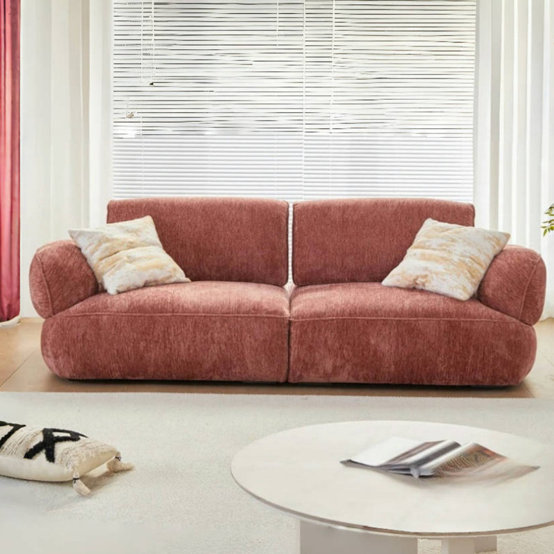 Snail Adjustable Straight Sofa, 29.92" H x 94.49" W x 47.24" D