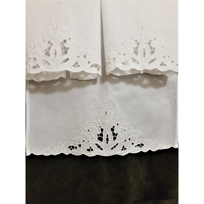 Ensemble 3 serviettes de bain brodées 100% coton