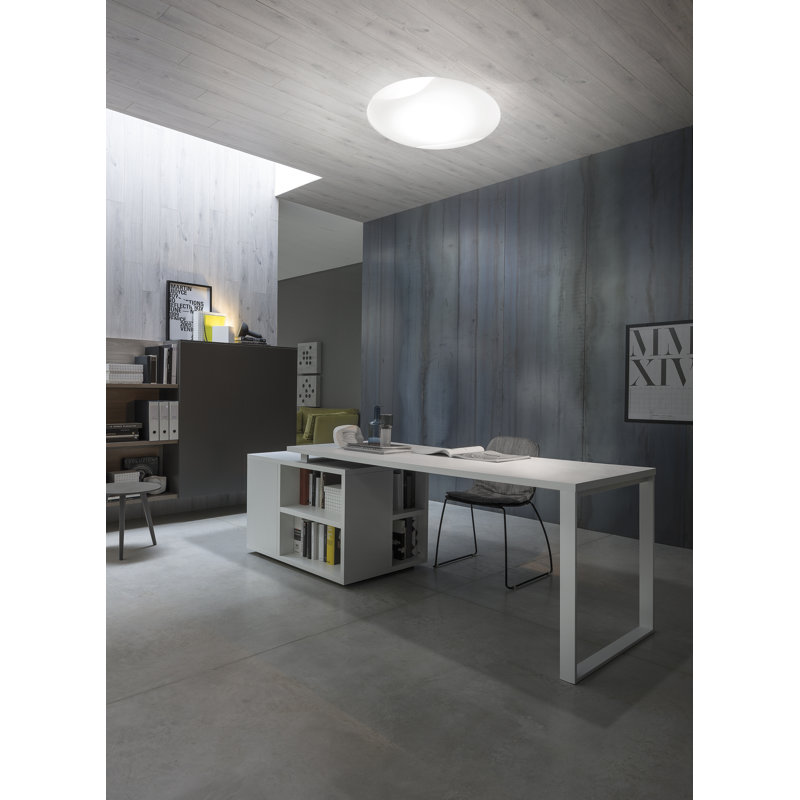 Lio Ceiling/Wall Lamp 50 Crystal White Glossy White L22gg Ul, 2700