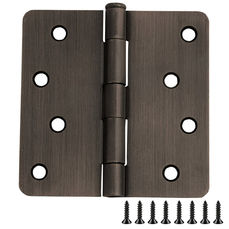 4" H x 4" W Butt Bearing Door Hinges, Oil Rubbed Bronze