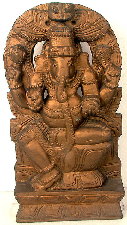 Kamalasana Chaturbhuja Ganesha