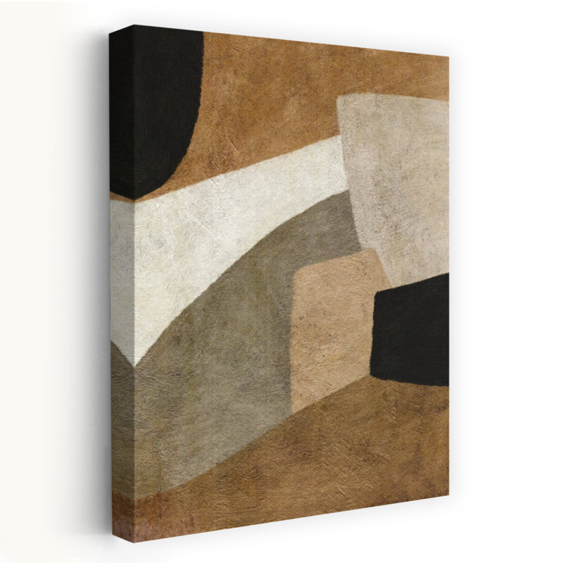 Art contemporain abstrait géométrique contemporain, H 24 po x l 16 po