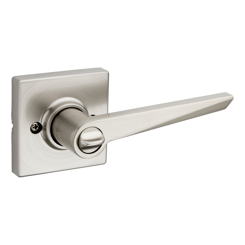 Poignée de porte Tristan avec rosette Tristan, Nickel satiné