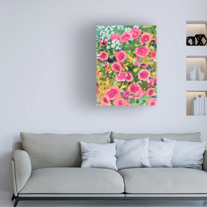 Art mural sur toile tendue - "Bunches 1" de Suzanne Allard pour décoration de salon, de chambre à coucher ou de bureau - 35 x 47