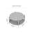 Delran Fontaine Solid Wood Coffee Table-1025896684