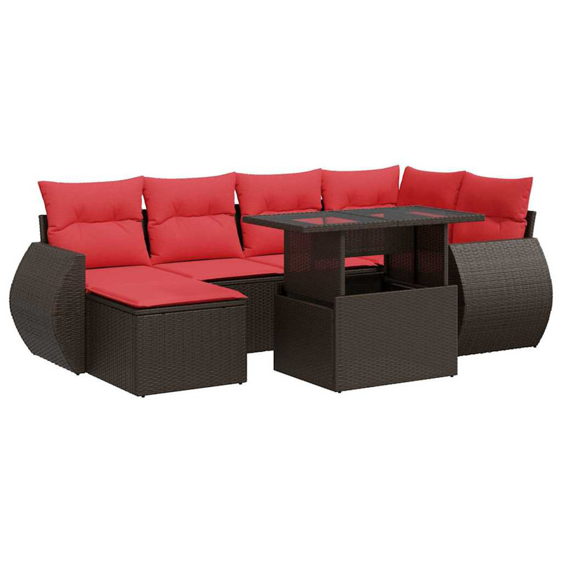 55cm Wide Patio Sofa with Cushions