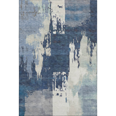 Tapis abstrait lavable à la machine de qualité supérieure Mayfield AMF2347