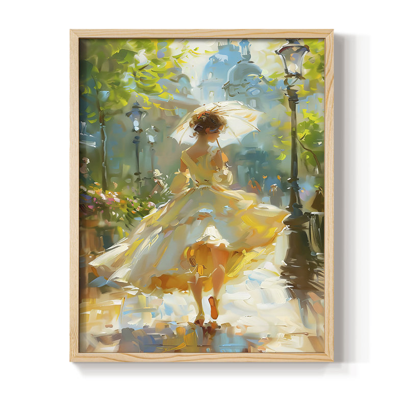 «WOMEN Series DCCL XXXIX», reproduction encadrée - bois massif, Naturel, H 21 po x l 17 po