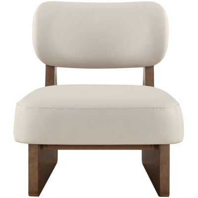 Fauteuil d'appoint en cuir Vetra Lystra