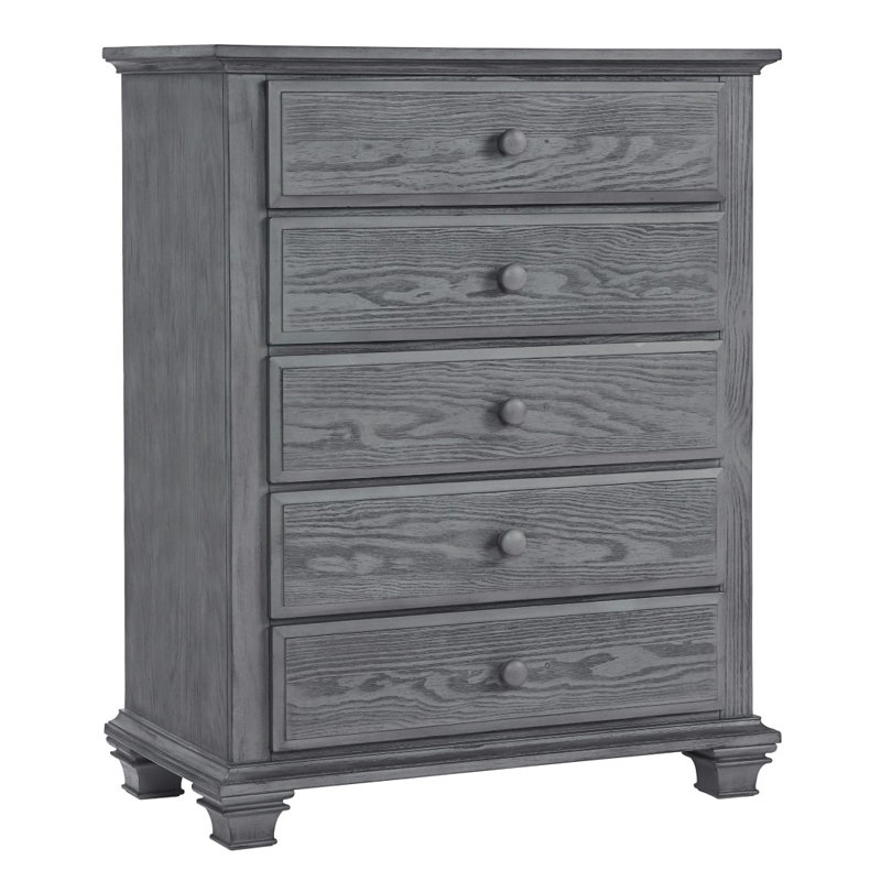 Kenilworth 5 Drawer Chest, Graphite Gray