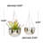 Benally Iron Hanging Dome Wall Planter-1370159637