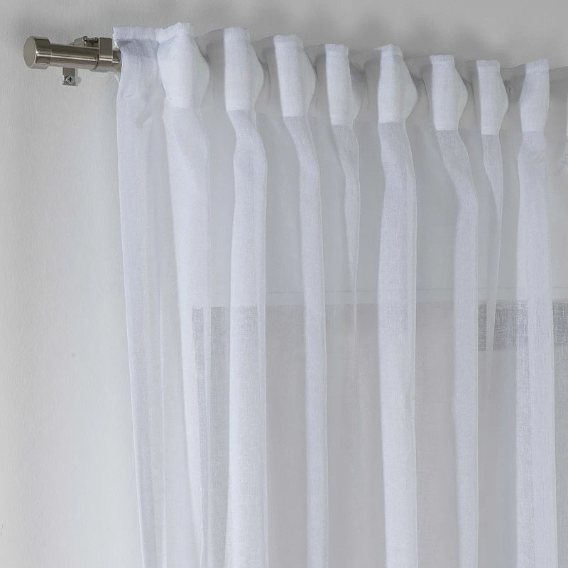 Rideaux extra larges et extra longs, Blanc, L 52 po x L 84 po