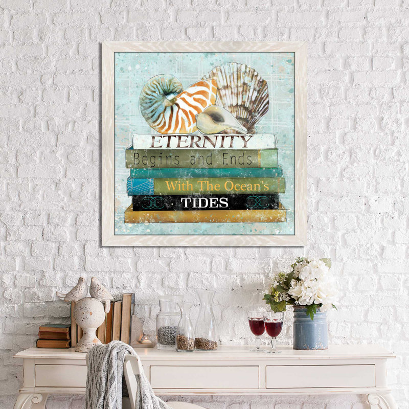 Nautical Tides par Carol Robinson - reproduction de cadre photo, H 27,5 po x l 27,5 po x P 0,75 po