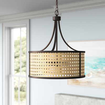 Luminaire suspendu tambour unique à 6 lumières Raynham