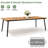 Marles 8 Person Rectangular Outdoor Dining Set with Cushions (Set of 9)-1602777798