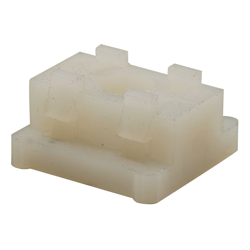 Capuchon de guide de porte à deux volets, en nylon, pour tringle 1/4 po (paquet de 4)