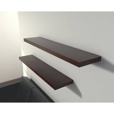 Square Free Floating Shelf Bracket 15 Inch