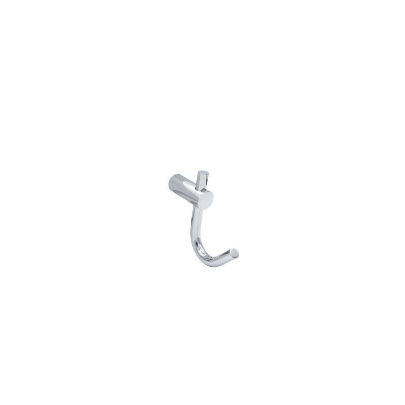 Single Robe Hook, Polished Stainless Steel