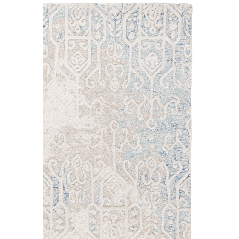 Raquela Wool Area Rug, Rectangle 6' x 9'