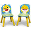 Ensemble de table et de chaises Baby Shark Kids avec rangement par Delta Children