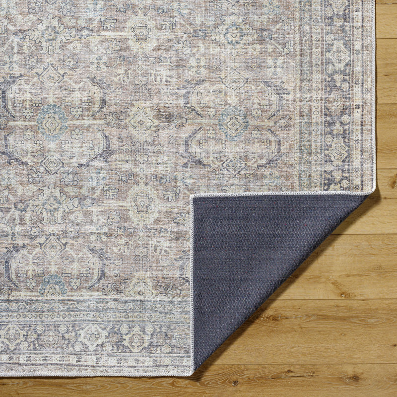 Becki Owens Rectangular Red Synthetic Washable Area Rug
