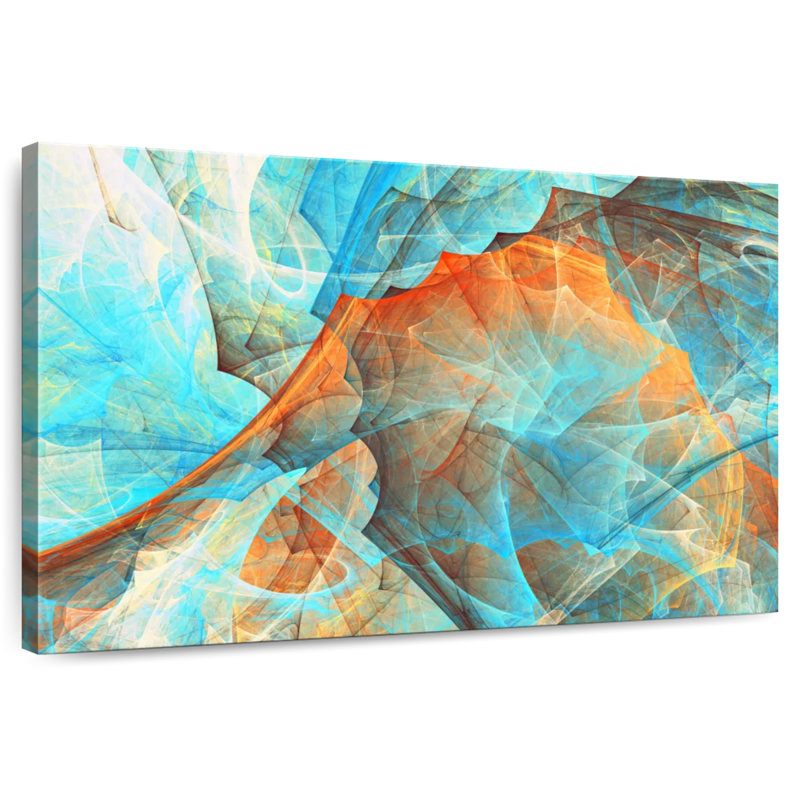 Abstrait numérique Avery Chill Out, H 16 po x l 24 po
