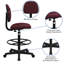 Fabric Drafting Chair with Adjustable Cylinders-498899240-498899220