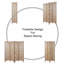 Paravents pliables en bois sculpté