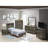 Tranquil Gray Transitional Bed For Comfort