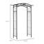 Outsunny Metal Garden Arches for Climbing Plants, 130 x 211cm