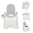 Bedside Commode, Portable Toilet For Adults, Commode Chair For Toilet With Arms Grey