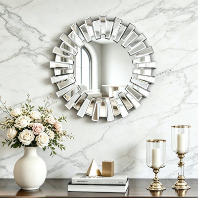 Mirrored Round Mirror