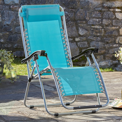 Catarina Folding Zero Gravity Chair with Cushion