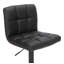 Hetal Swivel Upholstered and Faux Leather Adjustable Height Bar Stool with Steel Frame-2071808785