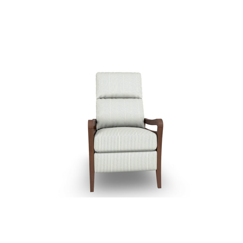 Modern High Leg Recliner, Adrift, Dark Walnut