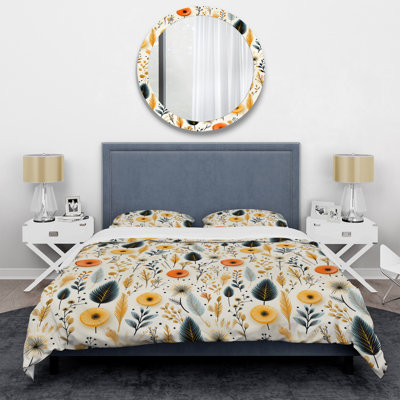 Ensemble de housse de couette Earthy Boho Eclectic Plants I - Eclectic