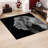 Soft Pile Printed Rug with an Intricate Geometric Design Ideal for Enhancing the Look of Any Contemporary Living Space-1752843538