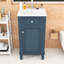 Meuble-lavabo moderne à faible encombrement avec lavabo intégré, tablette réglable et porte à fermeture en douceur-1825510548