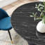 Table de bar Lippa, plateau rond en marbre artificiel, par Modway-410900536-410900541-471470868