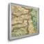 Carte de l’Espagne de Thomson-impression d’art graphique sur toile encadrée-1386266126-1386266121